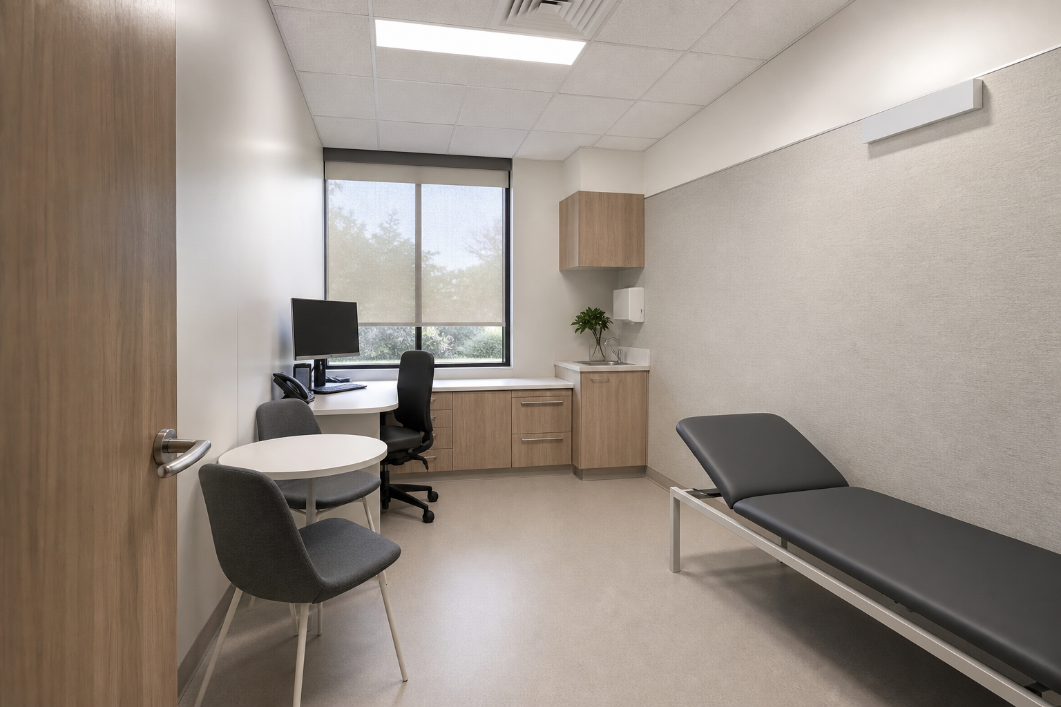 Southbank medical fit-out — installation