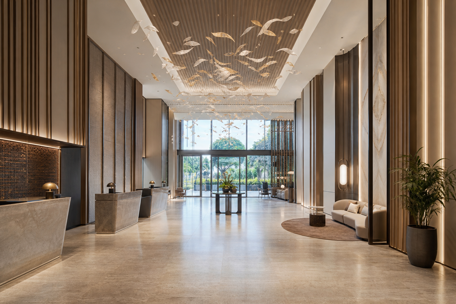 Surfers Paradise hotel lobby — installation