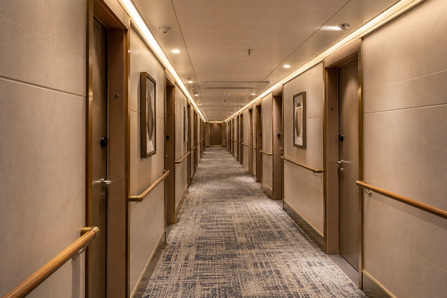 Maritime vessel interior refit