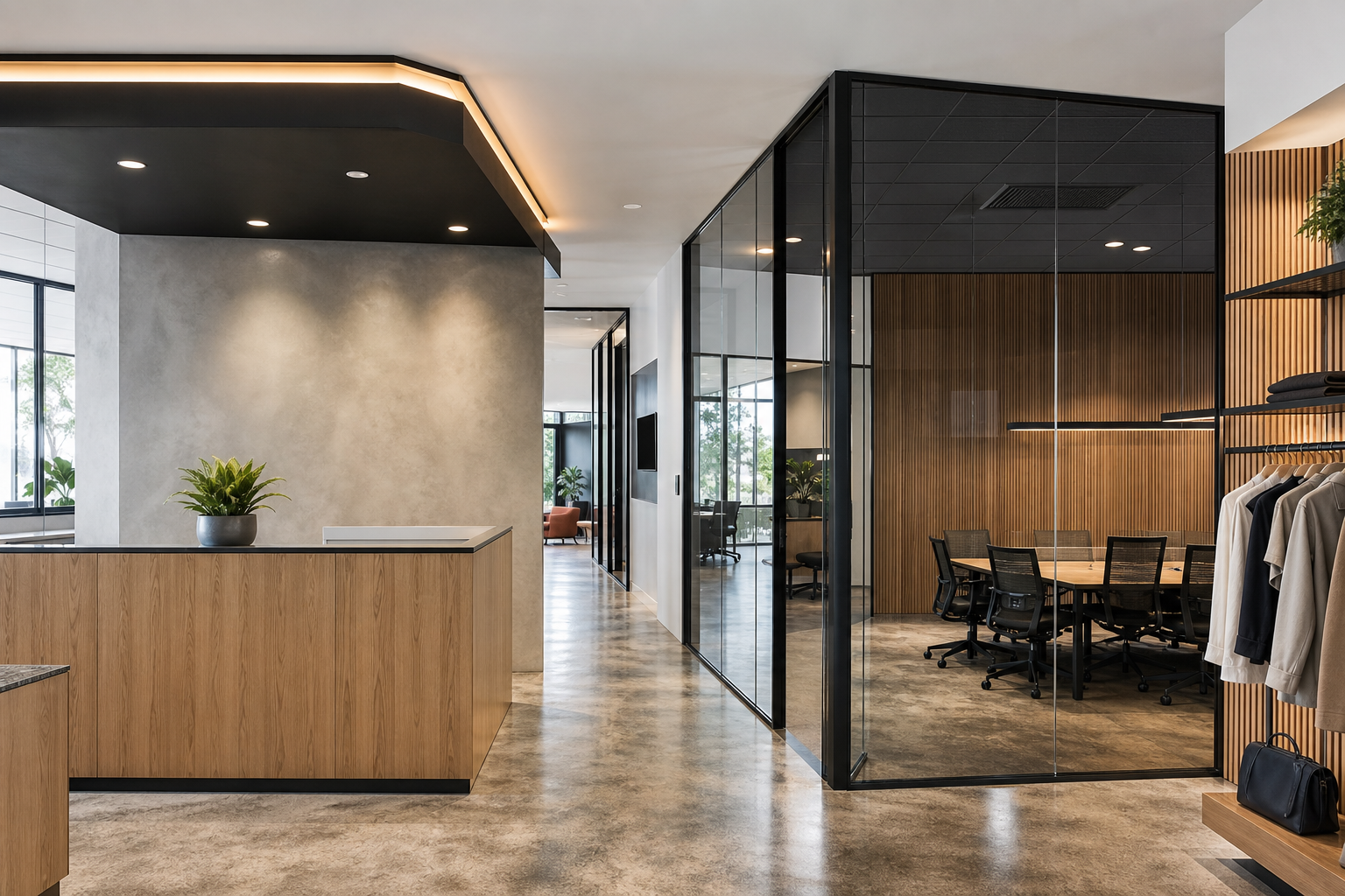 Office and retail fit-out lining