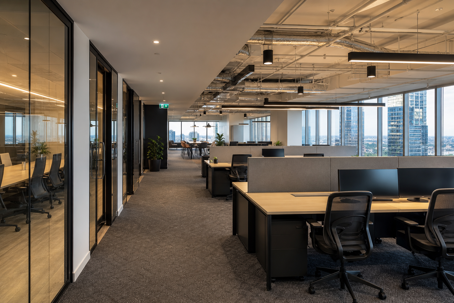 Office tower interior fit-out