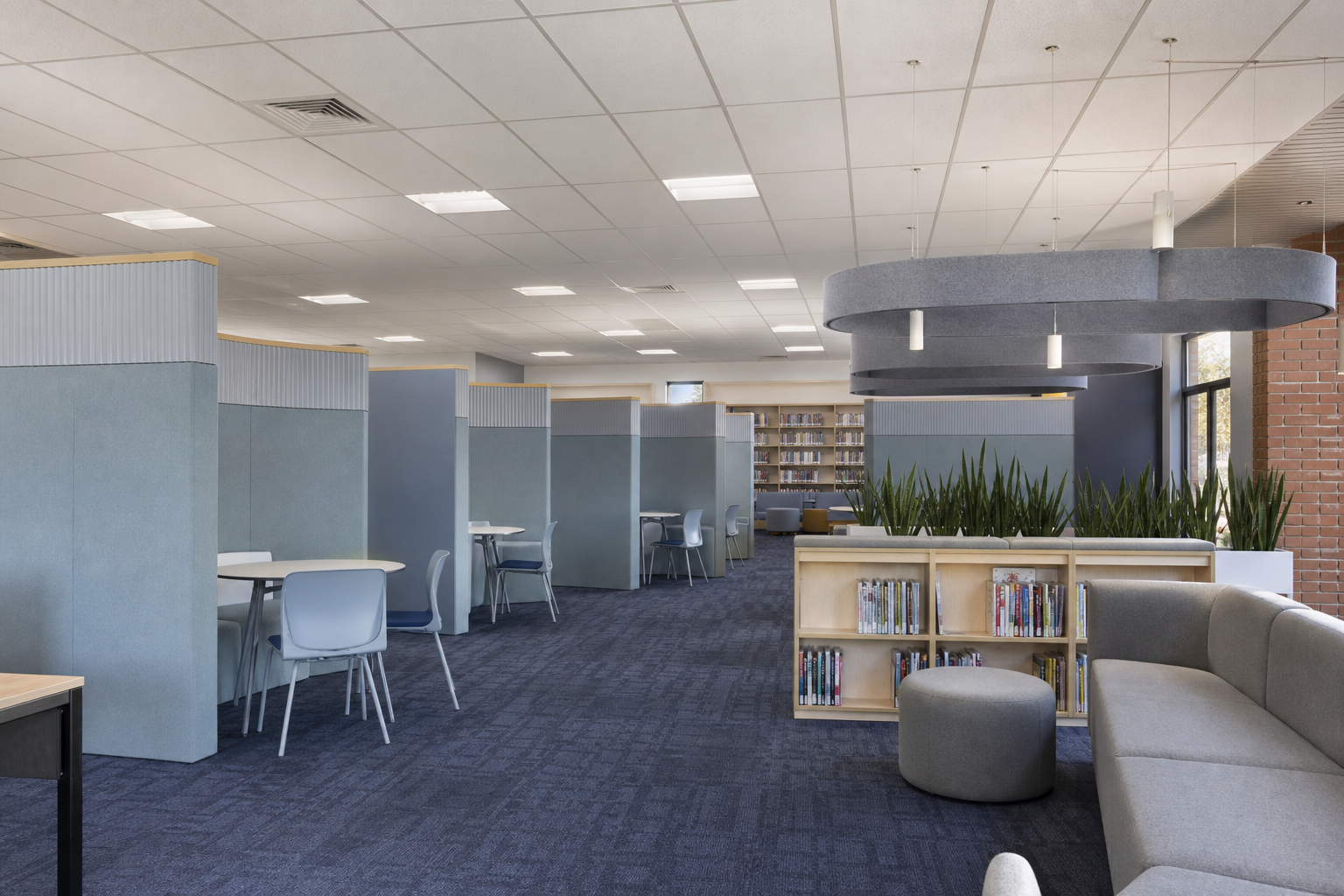Education facility ceiling and partition works