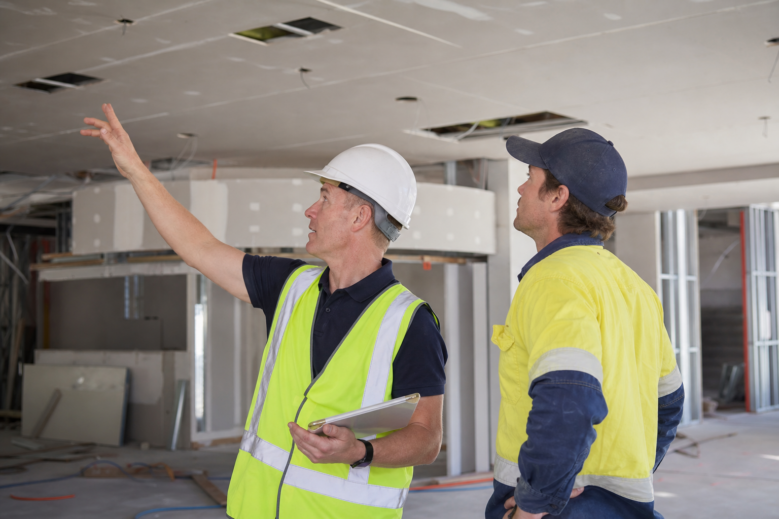 Building decoration and fit-out coordination
