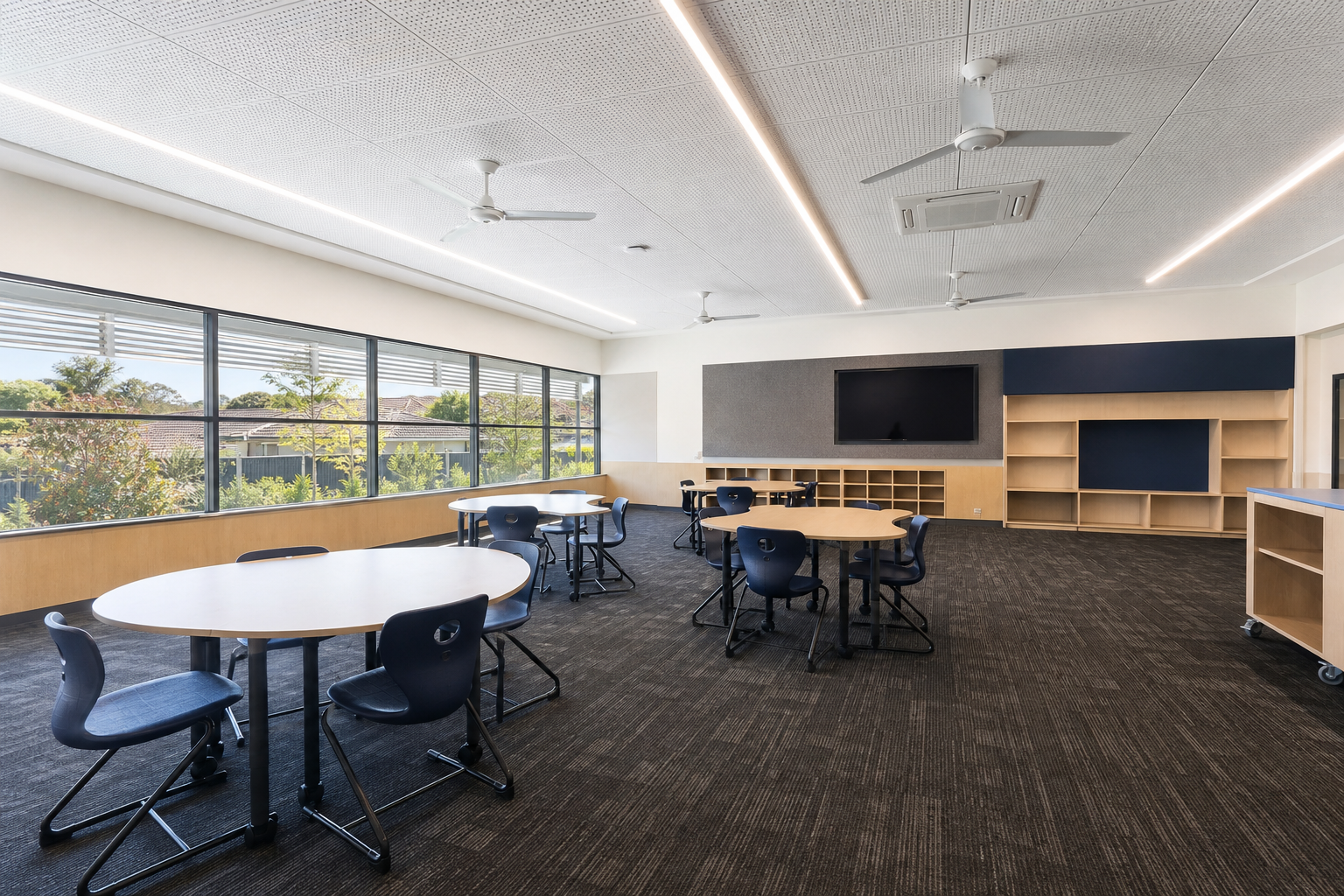School interior renovation