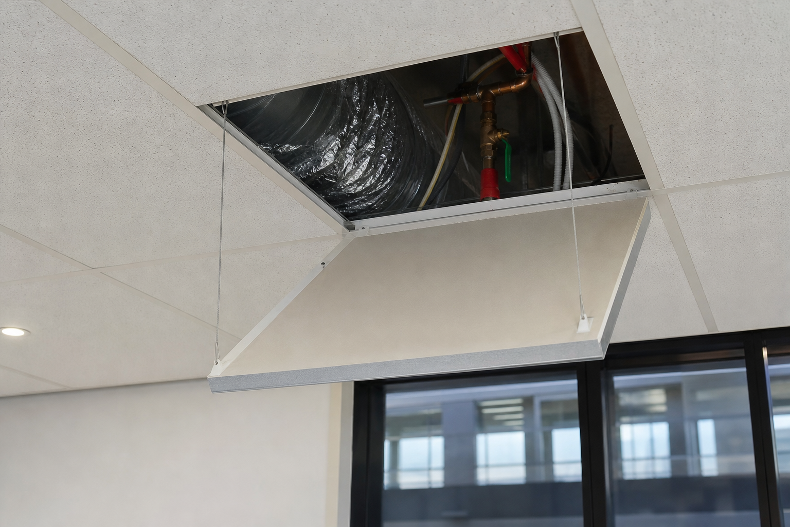 Suspended ceiling access: designing for twenty years of maintenance