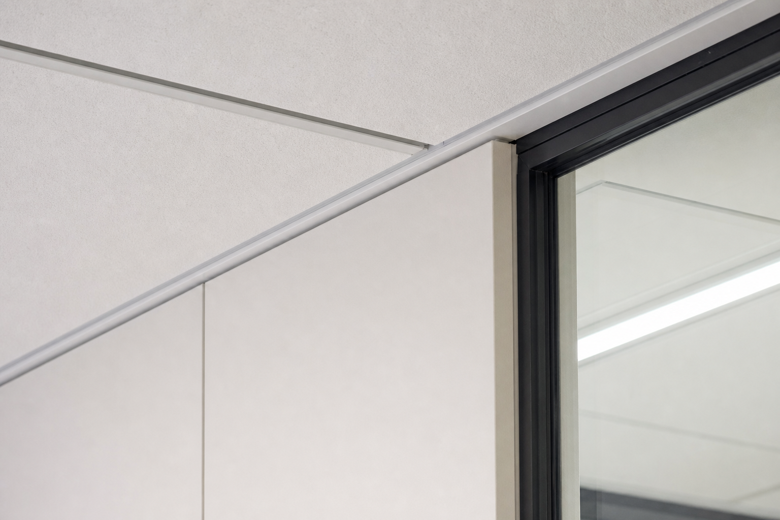 Fire-rated partition installation